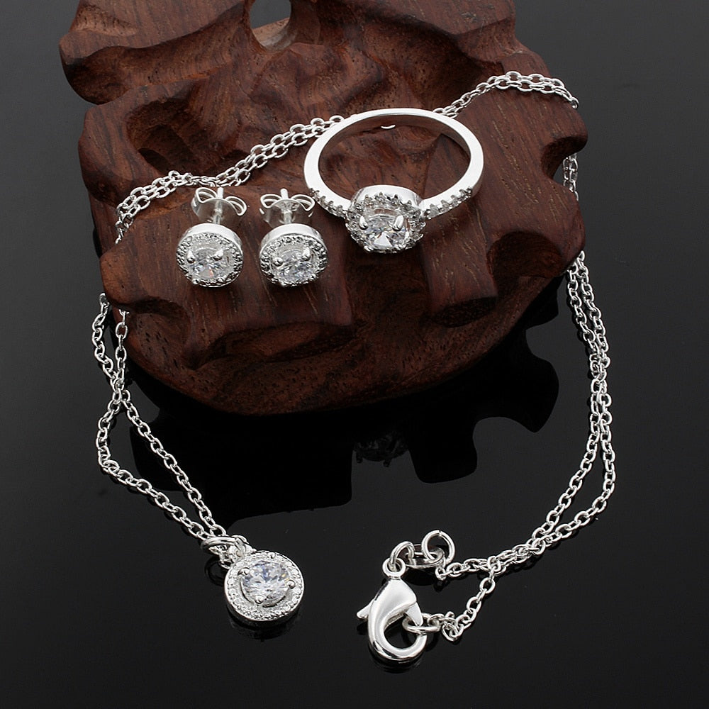 925 Sterling silver jewelry Set